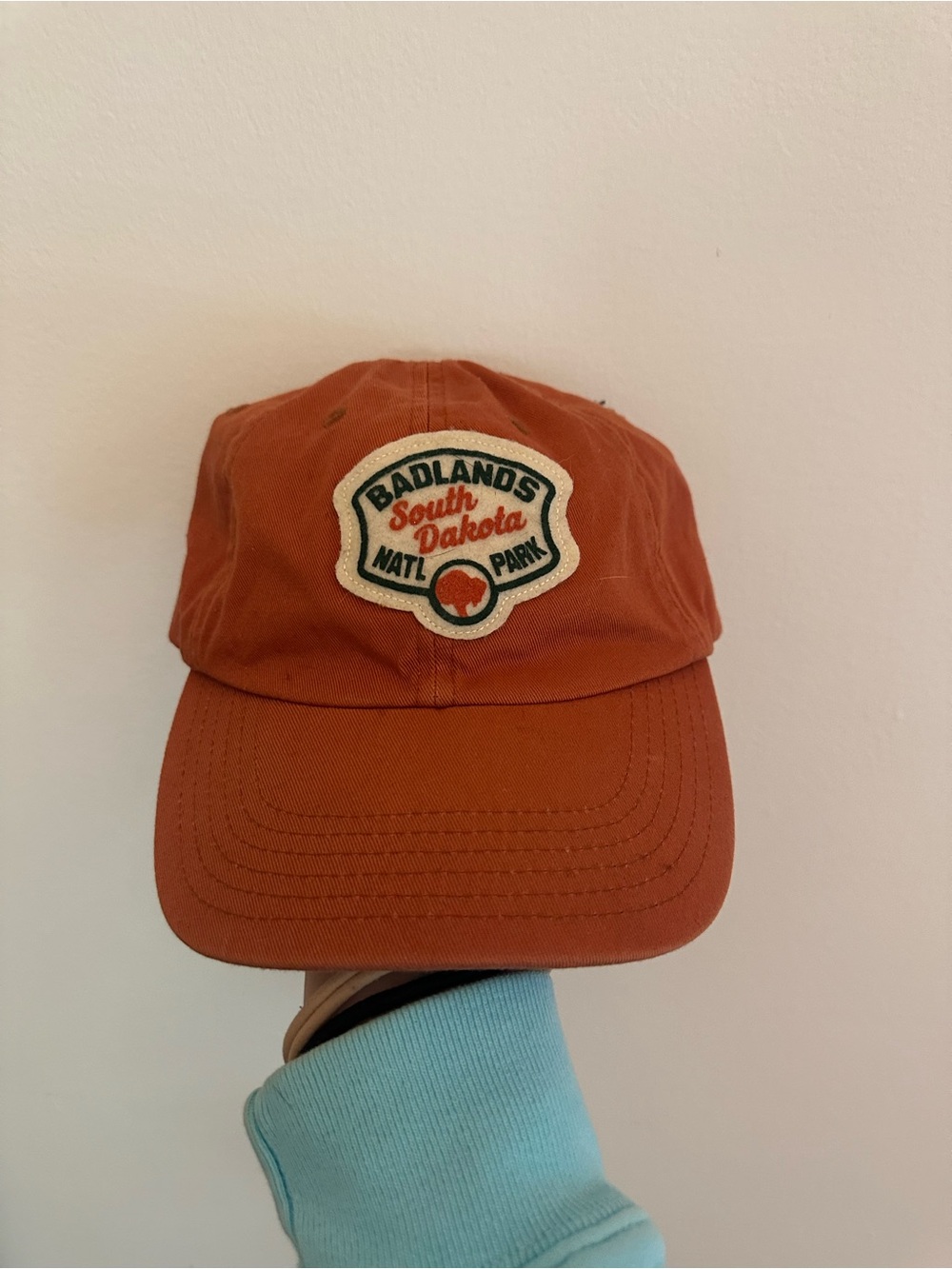 Badlands South Dakota National Park Rust Orange Cap